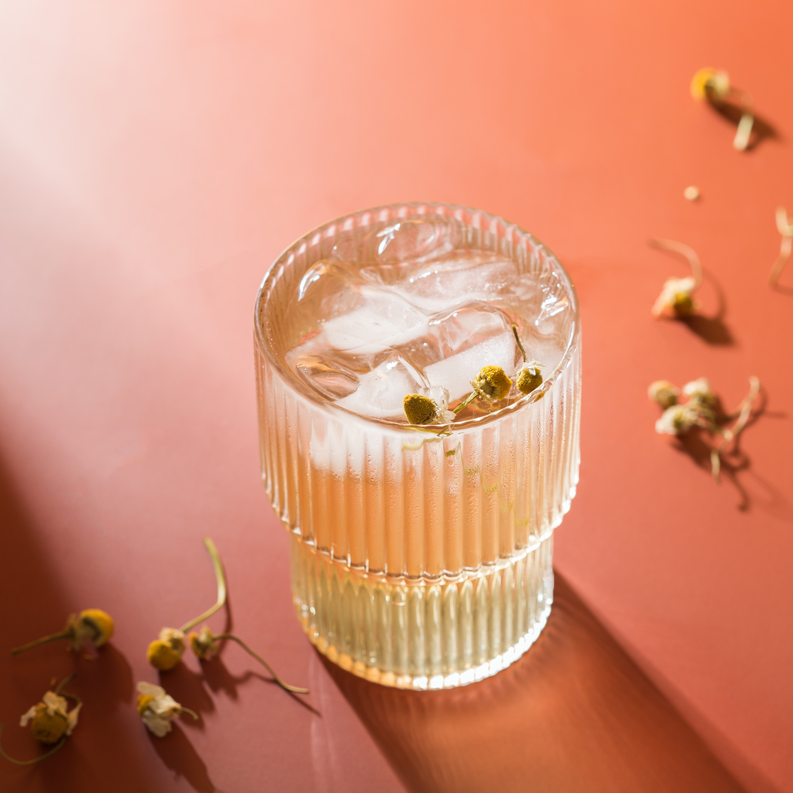 Hard Seltzer Cocktail with Chamomile 